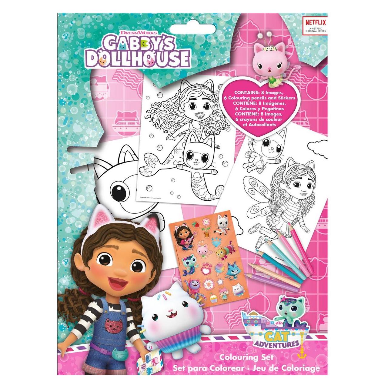 Kids Euroswan Ausmalset GABBY'S DOLLHOUSE (45168867)