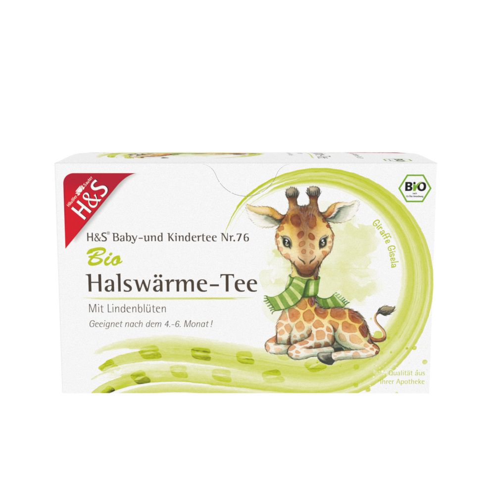 H&S Bio Halswärme-Tee Baby- und Kindertee Fbtl. 20x1,5 g Filterbeutel