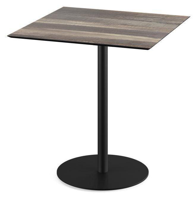 Tisch Urban Stahl HPL Schwarz 70 x 70 x 73,5 cm Tropical.
