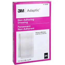 Adaptic 7,6x20,3 cm feuchte Wundauflage 24 St