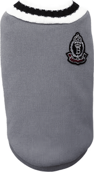 Inspire Curations CozyPaws Winter Pet Sweater Vest gray xl