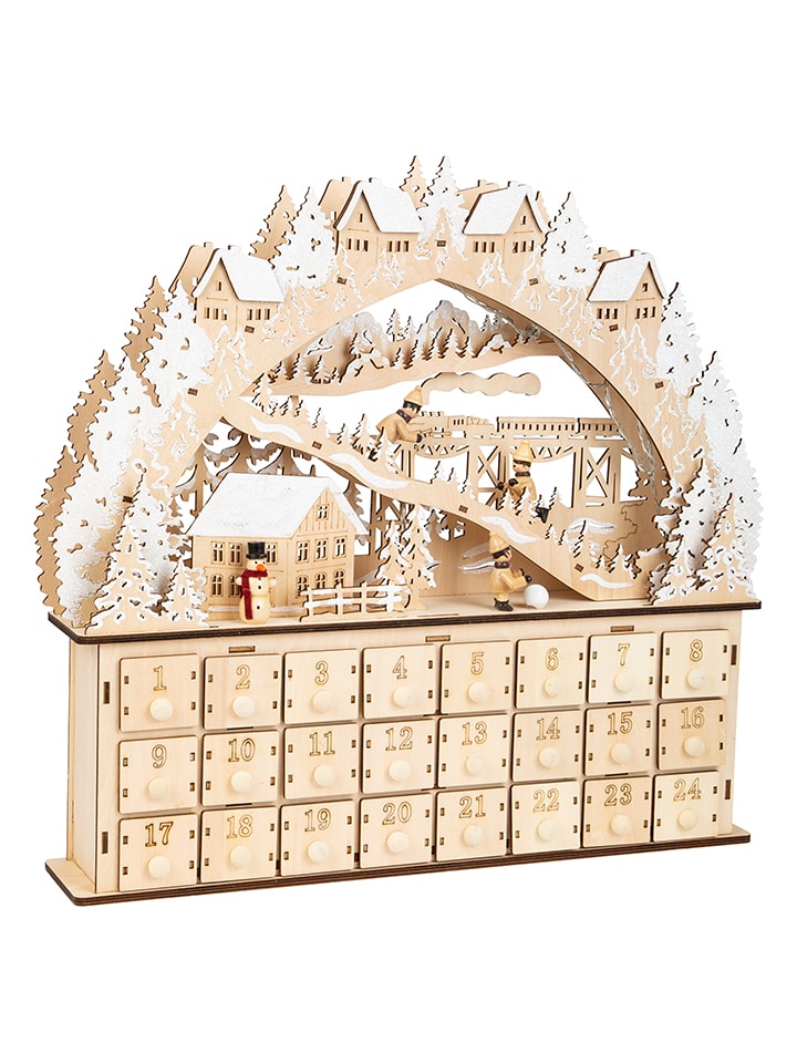 small foot LED-Adventskalender "Skivergnügen" zum Befüllen - onesize