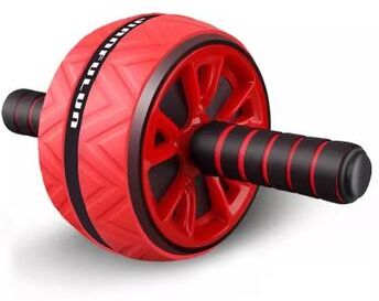 Lush Living Finds Ab Roller For Abdominal Workout, Home Fitness Equipment For Slimming And Shaping, Abdominal Wheel For Indoor Training red