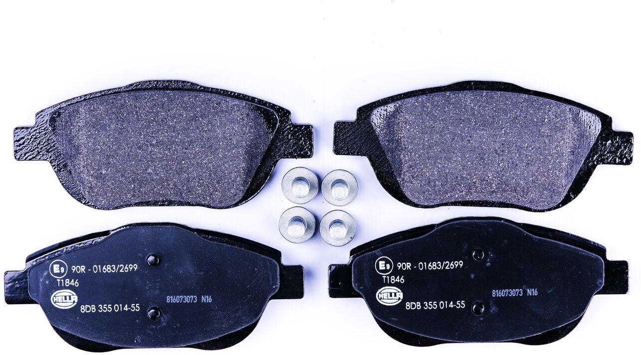 HELLA 8DB 355 014-551 Brake pad set