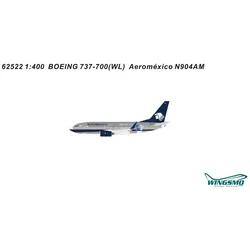 Panda Model Aeromexico Boeing 737-700 N904AM 62522