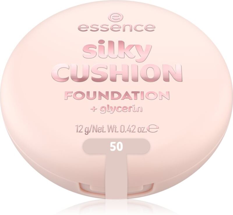 essence silky CUSHION FOUNDATION cushion foundation medium-coverage shade 50 12 g