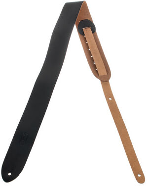 "Levys Leather Strap 2"" BLK Noir"