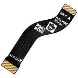 Pimoroni PCIe Flex Kabel für NVMe Base and Raspberry Pi 5, PCIe (Gen 3), 18 Pins, 50 mm Pipe