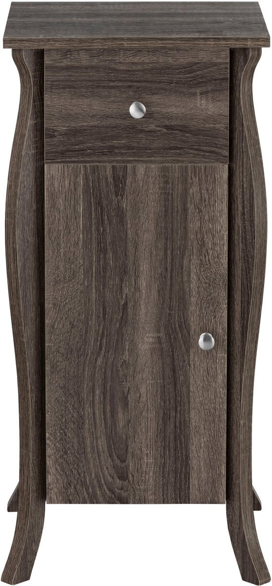Notio Living Ludwig-Kast met 1 deur en 1 lade in Grijs Eiken