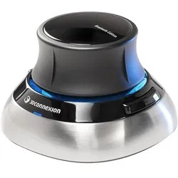 3Dconnexion SpaceMouse Maus Büro Beidhändig RF Wireless + Bluetooth + USB Type-A 6DoF