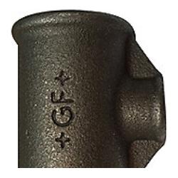 Georg Fischer Tee sort 1/2 x 3/8 x 1/2 (770130119)