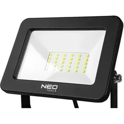 Neo, Arbeitsleuchte, Reflektor (2x50W SMD LED 9000lm Doppelscheinwerfer auf 1,8m Stativ) (9000 lm)