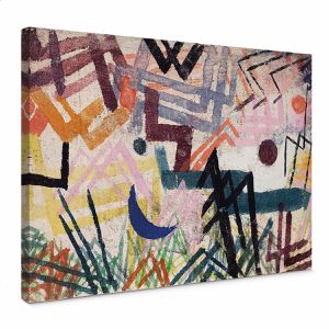 AS-Creation Wandbild Abstrakte Formen, Leinwand, Querformat, 70 x 50 cm
