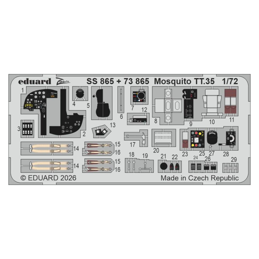 Eduard Mosquito TT.35 for Airfix (SS865)