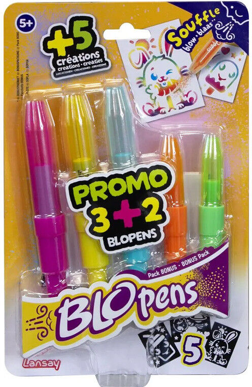 Lansay Blopens - Pack Bonus 3+2 feutres