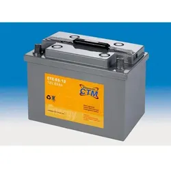 CTM Blei-Gel Batterie CTC 65-12 Gewinde wartungsfrei, Spannung 12 V, Kapazität C5 61,1 Ah