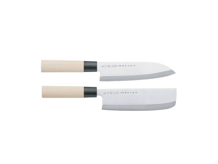 Satake Ensemble de couteaux santoku & nakiri Satake Houcho 2 pièces
