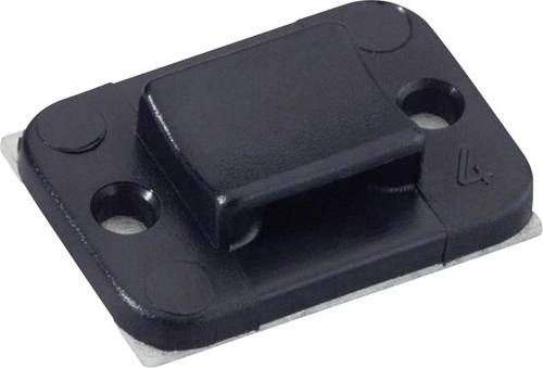HellermannTyton TY3G1S-W-C1 Befestigungssockel selbstklebend, schraubbar 151-11310halogenfrei, UV-stabilisiert, witterungsstabil