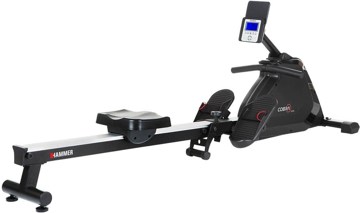 HAMMER Rudergerät Cobra XTR Plus II, innovativer Trainingscomputer, max. 130 kg