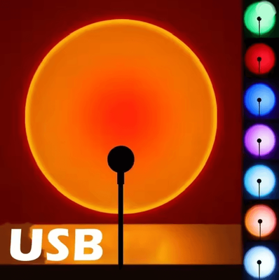 Inspire Essentials USB Sunset Projection Night Light b 18cm