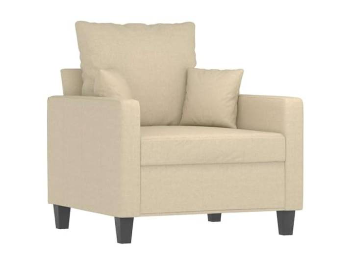 Makastle Sessel Creme 60 cm Stoff