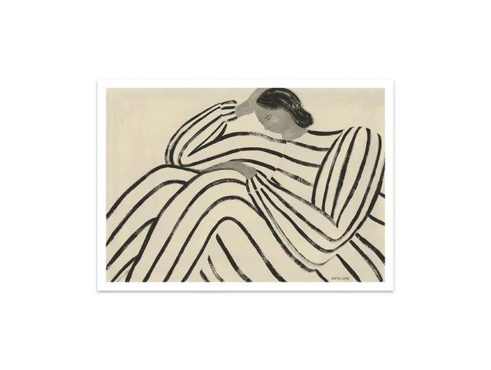 The Poster Club - Waiting von Sofia Lind, 70 x 100 cm