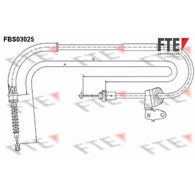 Fte Seilzug, Feststellbremse [Hersteller-Nr. 9250114] für Mini
