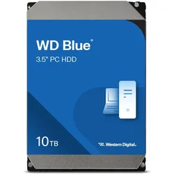 WD Blue 10TB SATA 6Gb/s HDD Desktop (10 TB, 3.5"), Festplatte