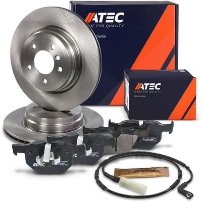 Atec Bremsscheiben + Bremsbeläge Hinterachse BELÜFTET [Hersteller-Nr. 40578178] für BMW