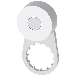 Siemens 3SE5000-0AA32-1AJ0 Schwenkhebel für Positionsschalter 3SE52 Edelstahl 21mm, Rolle 19mm, bis -40 °C 3SE50000AA321AJ0
