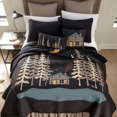 Donna Sharp Moonlit Cabin Cotton Quilt Collection