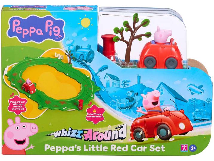 Toy Options Peppa PIG Whizz Around Little RED CAR Play SET