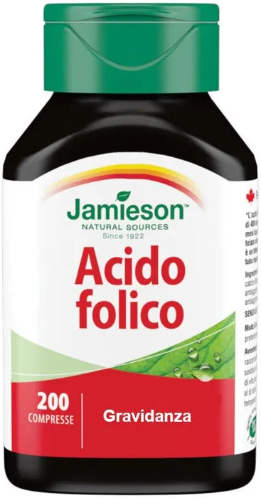 BIOVITA Srl Jamieson Acido Folico 200 Compresse