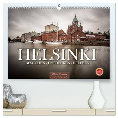 Helsinki / Besuchen - Entdecken - Erleben (hochwertiger Premium Wandkalender 2026 DIN A2 quer), Kunstdruck in Hochglanz