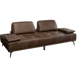 SOFA WIOLO Dunkelbraun Leder