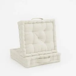 STUHLKISSEN Mila 50x50x10cm Natur (2tlg)