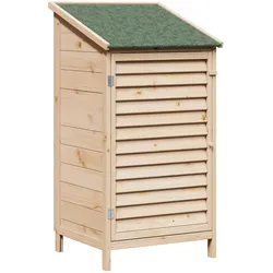 vidaXL, Gartenhaus + Gartenschrank, Aufbewahrungsschrank