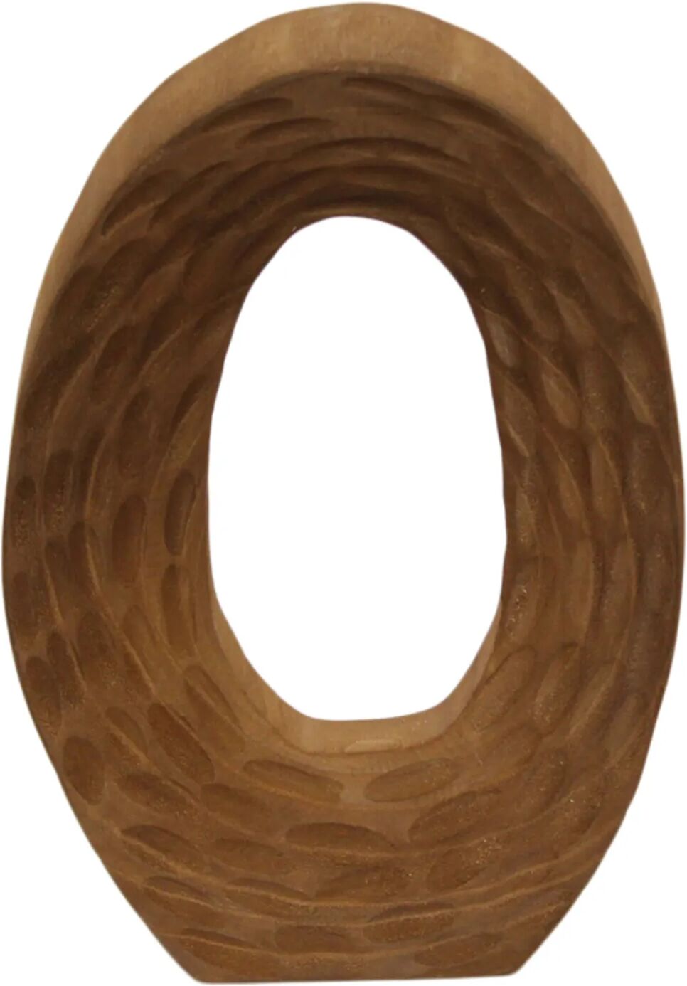 Decofinder Oval Stehend, Braun  Braun