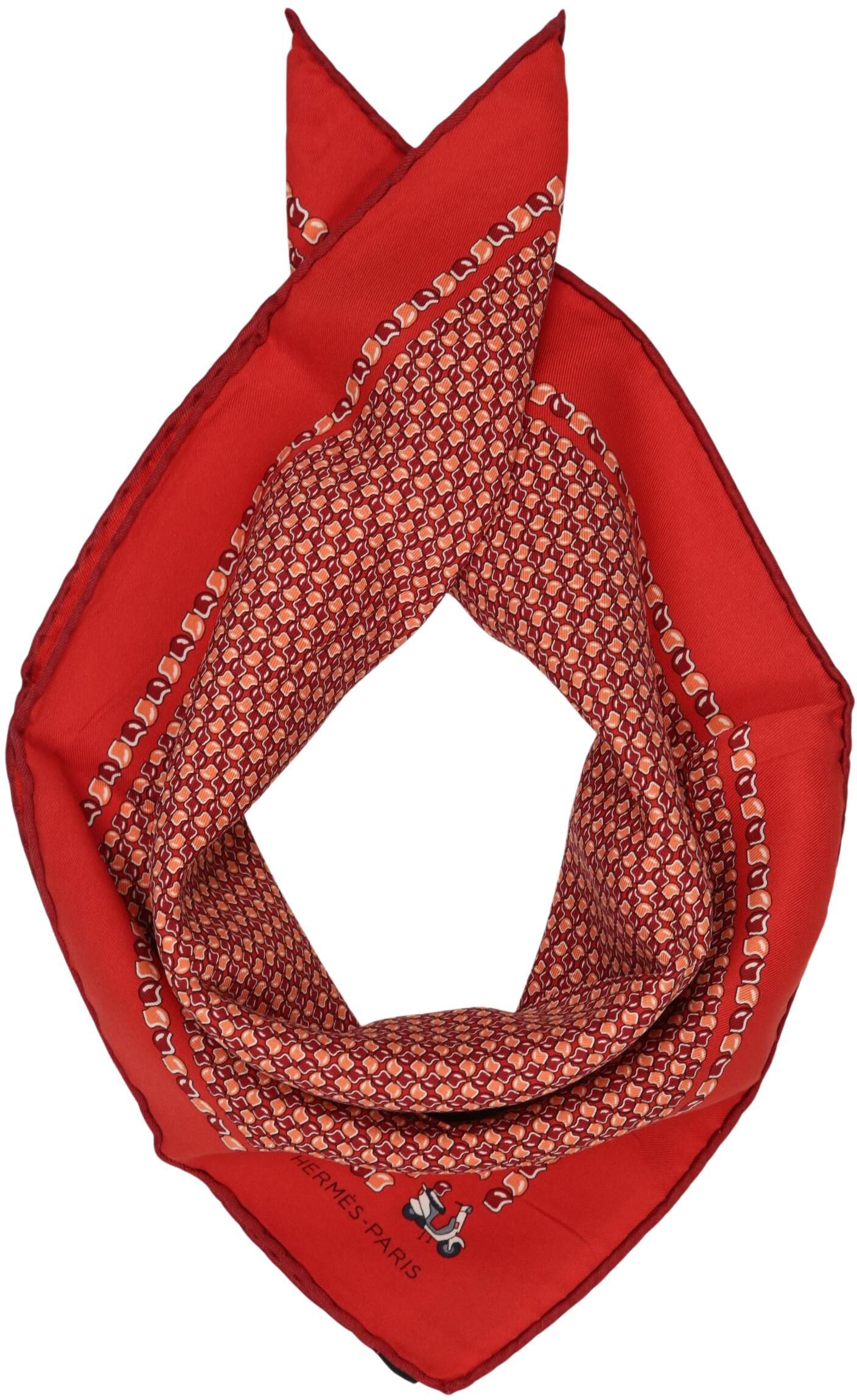 Hermès Damen Schal oder Tuch, Rot, Seide - Second Hand