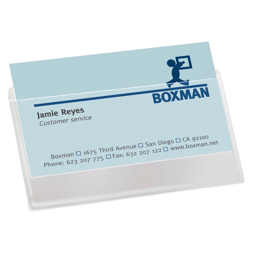 3L BUSINESS-CARD-POCKETS - ohne Verschluss (105 x 60 mm) (510116)
