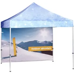 Zelt Alu Wand Doppelseitig Print 3 x 3 Meter