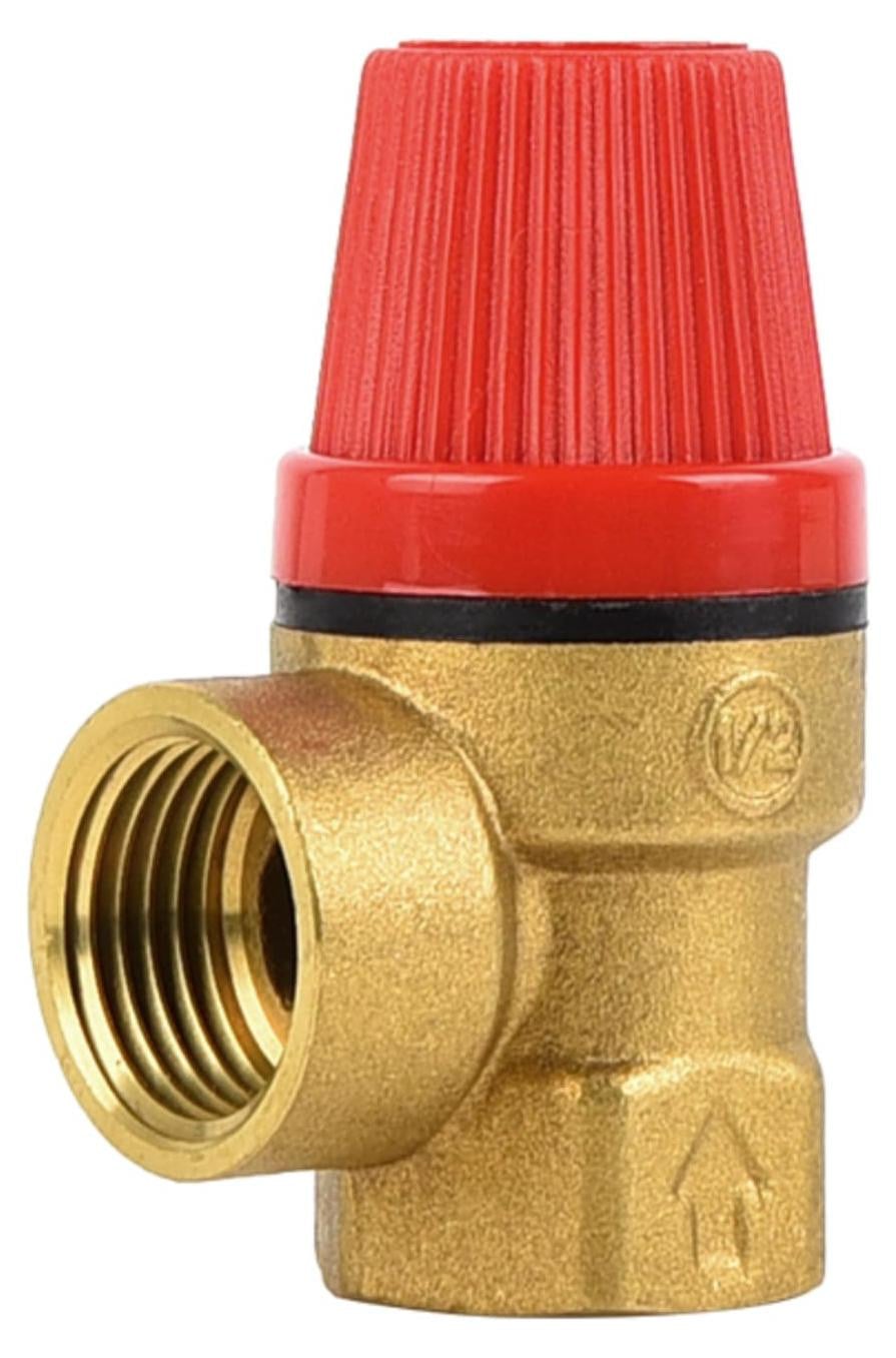 Dripio Veiligheidsventiel messing 1/2 inch binnendraad 5 bar drukregelaar