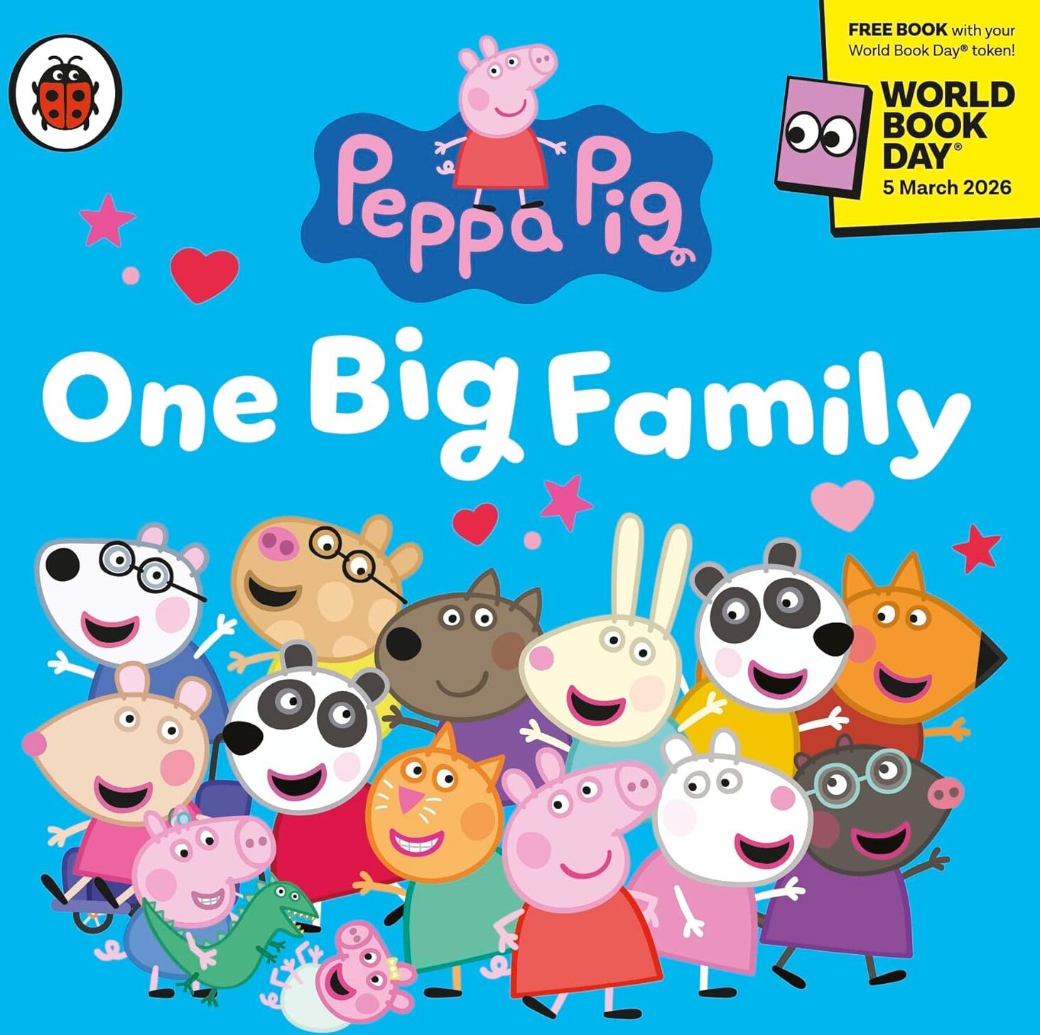 Ladybird Peppa Pig: One Big Family: A World Book Day 2026 Mini Paperback - Ages 3-6 - Official World Book Day Picture Book