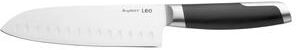 "BergHOFF Graphite Stainless Steel Santoku Knife 7"""