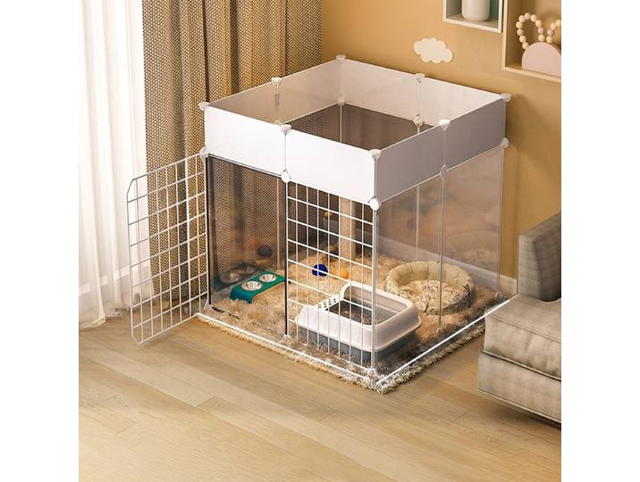 Clôture pour chat, cage pour chat, espace libre intérieur pour animaux de compagnie, chats, chatons, petite clôture isolante