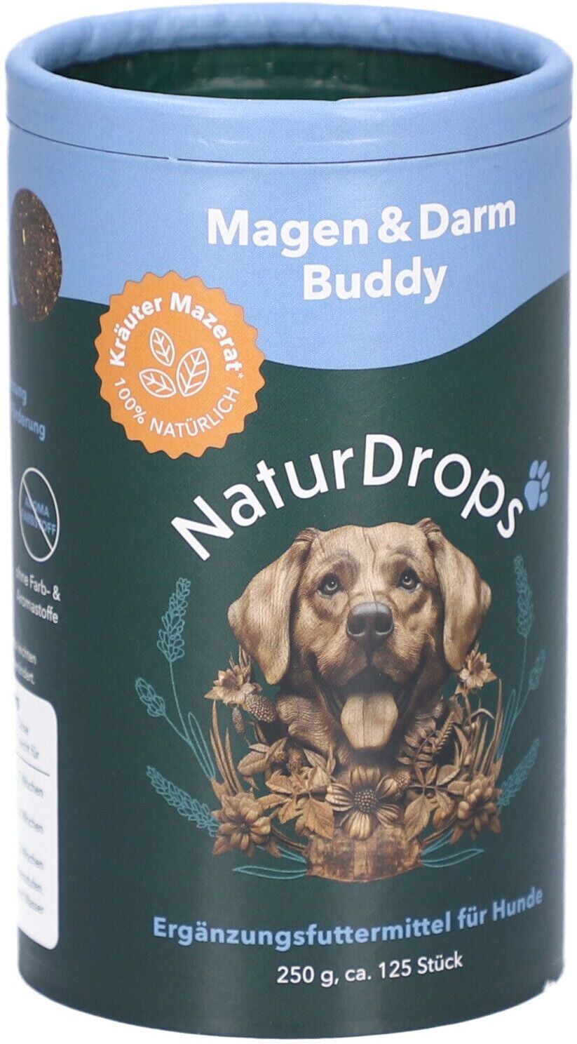 No Brand Naturdrops Magen & Darm Buddy Erg.Futterm.f.Hunde 250 g Futter