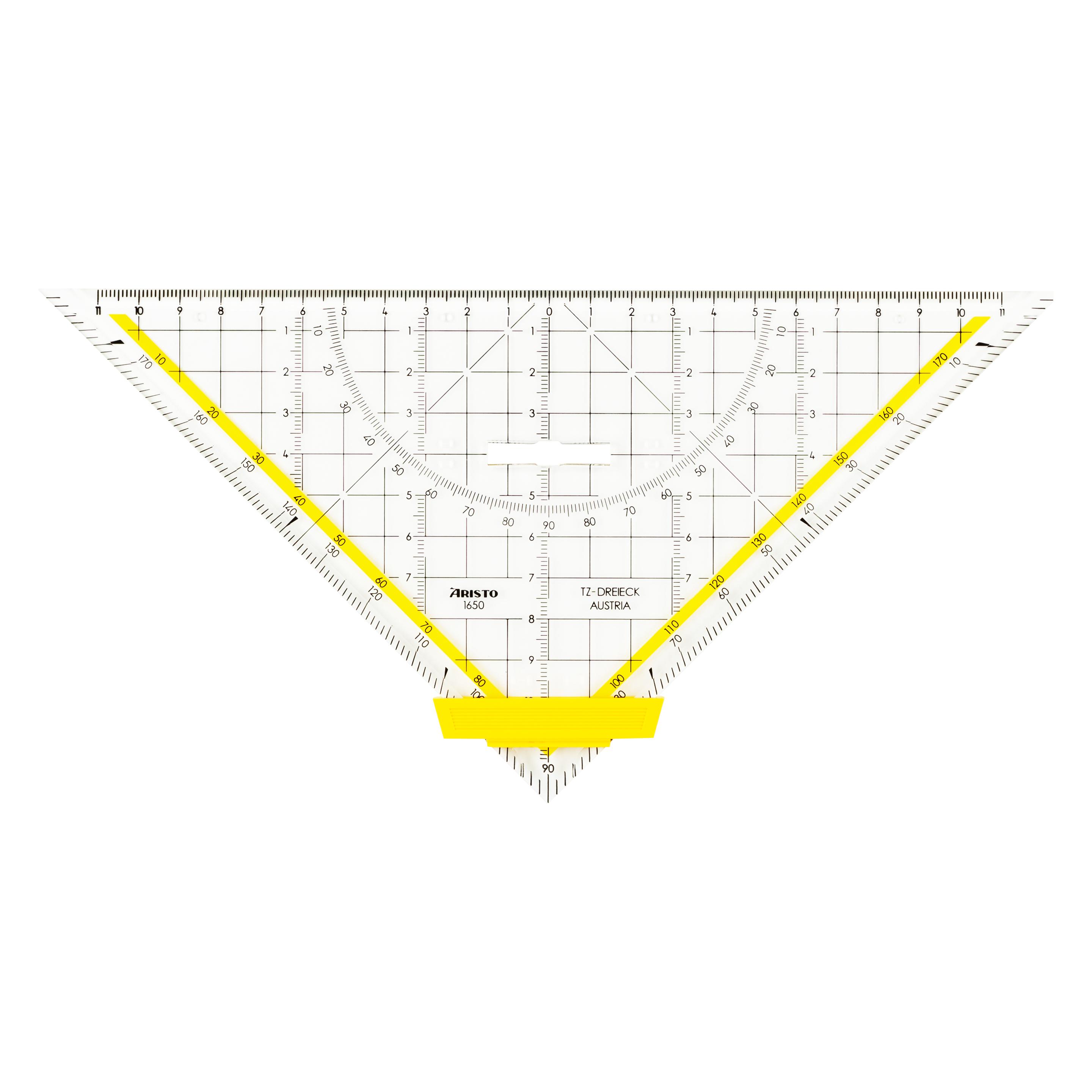 Aristo Winkel 25cm 1650/4 aus Plexiglas (25 cm, Kunststoff) (1650/4)