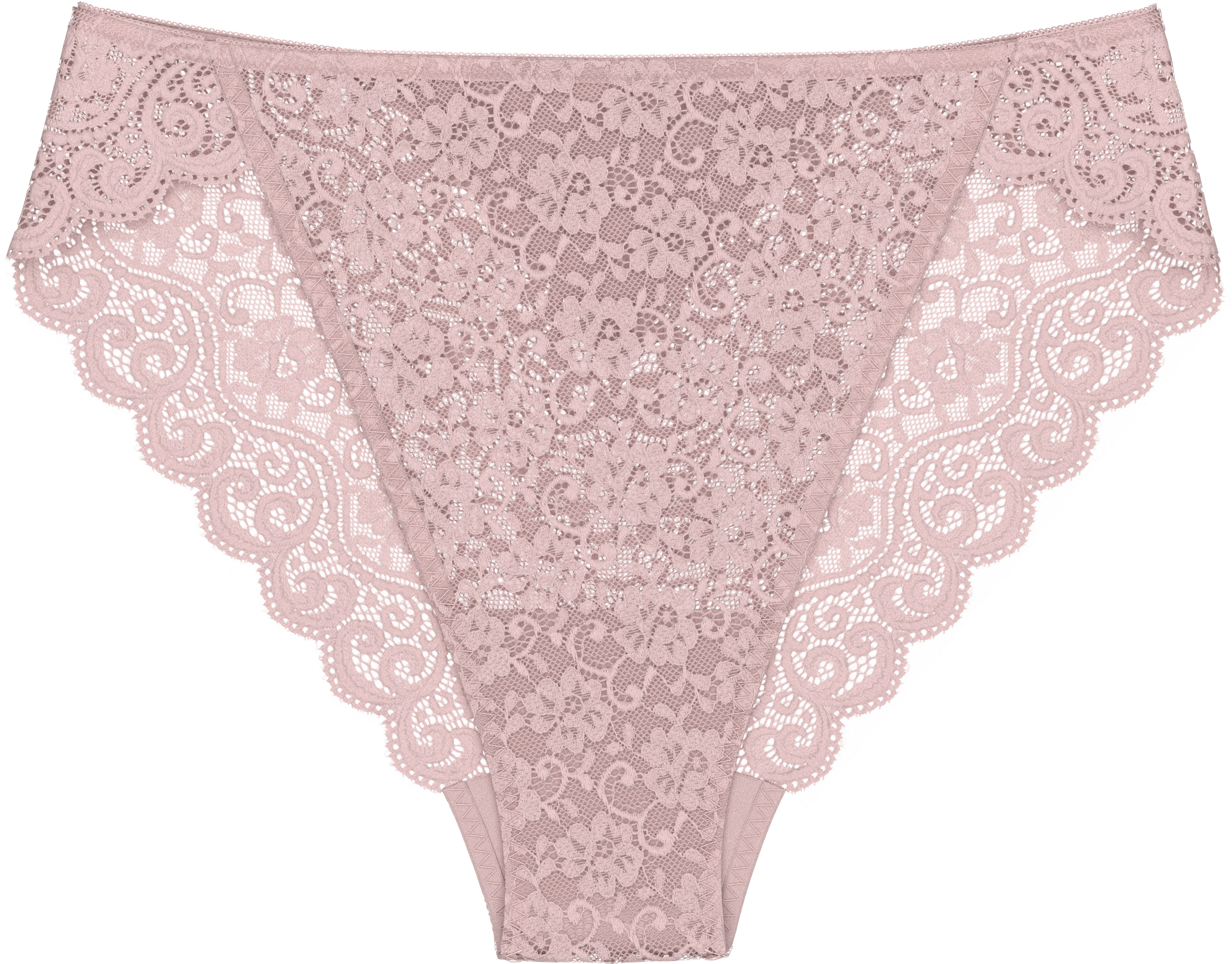 Tai-Slip TRIUMPH "Amourette", Damen, Gr. 36, Spitze, rosa (mauve rose), Spitze, Obermaterial: 77% Polyamid, 23% Elasthan, körpernah, Unterhosen Tai-Slip, Stretch-Spitze, hoher Beinausschnitt mauve rose 36, Spitze