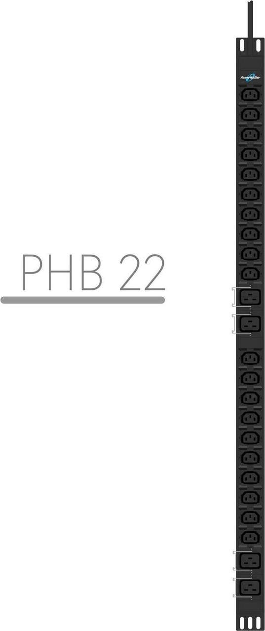 BlueWalker PDU Powerwalker PHB22 met 20x C13 en 4x C19 (10133019)