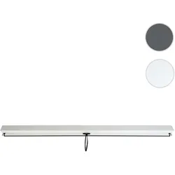 Seitenwand für Pergola HWC-L46, Pavillon Rollo Ersatzseitenwand, Stoff/Textil sturmfest 3x3m ~ weiß